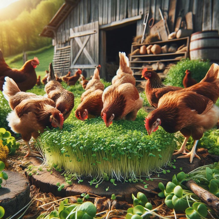 Snapshot of Microgreens As A Chicken Feed Supplement