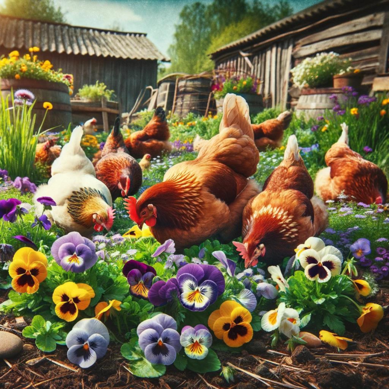 Can Chickens Eat Pansies?